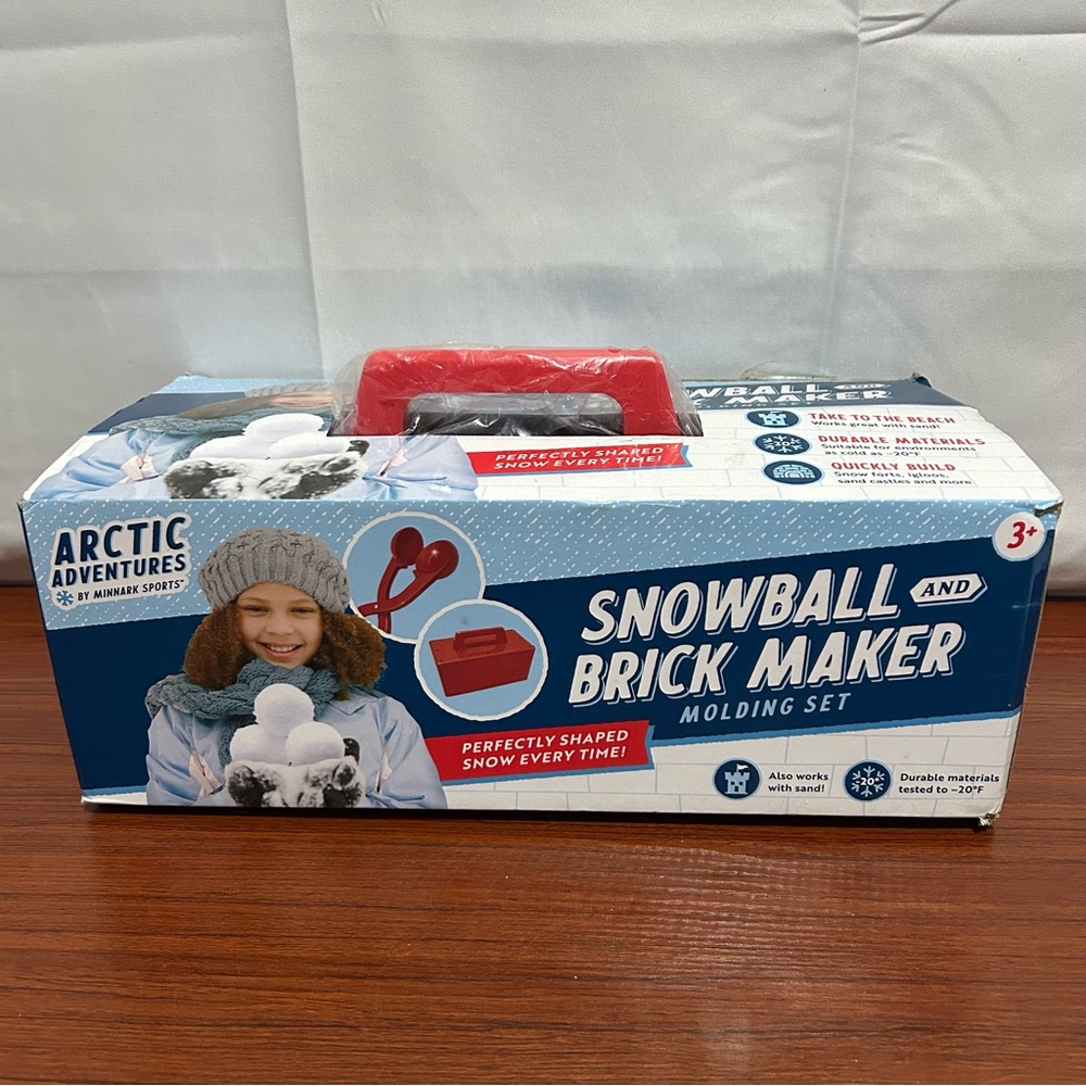 Artic Adventures SNOWBALL and BRICK Snow or Sand Molding Making Set NIB NEW